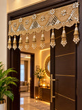 Traditional pearl and gold door hanging decoration