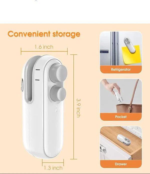 2 - in - 1 Mini Sealing and Cutter Machine - The Gears