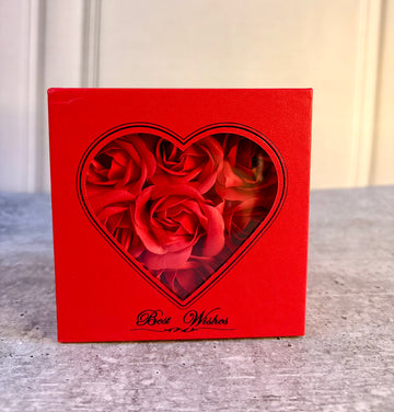 Red Rose Flower Box with Hidden Necklace & Earrings | Valentine Gift 💎💝