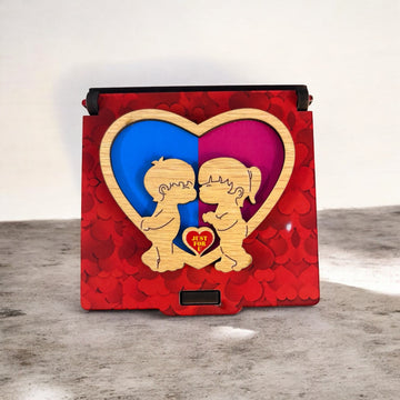 Love Message Wooden Box | Romantic Valentine Gift 🪵💌