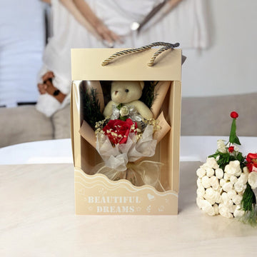 Teddy Flower Bouquet 🧸💐 | Romantic Gift for Valentine’s Day