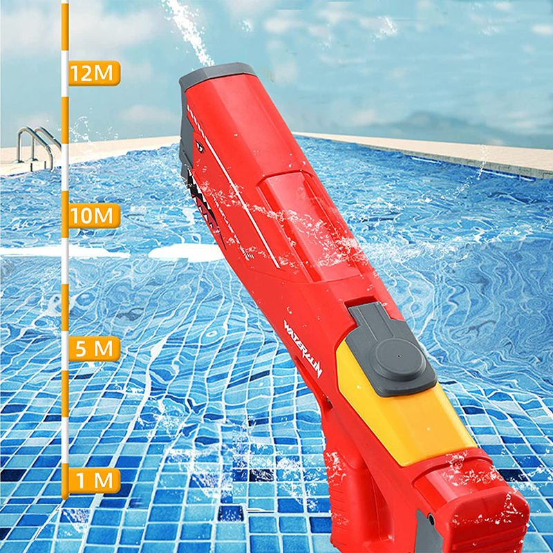 Automatic Rechargeable Power Washer Squirt | High - Pressure Shark Electric Water Gun for Holi - The Gears