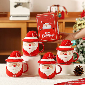 Christmas Ceramic Coffee Mug Gift Set ( Pack of 1 ) - The Gears