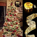 Christmas LED Gold Ribbon Light (5m x 5cm) - The Gears