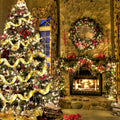 Christmas LED Gold Ribbon Light (5m x 5cm) - The Gears