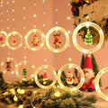 Christmas LED Santa Star Curtain Lights – Window Decoration String Light 🎅✨ - The Gears