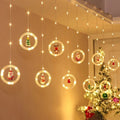 Christmas LED Santa Star Curtain Lights – Window Decoration String Light 🎅✨ - The Gears