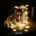 Christmas Lights 14 LEDs Snowflake Fairy String Light (Warm White, AC Plug ) for Indoor & Outdoor Usage | Xmas | New Years | Party | Decoration - The Gears