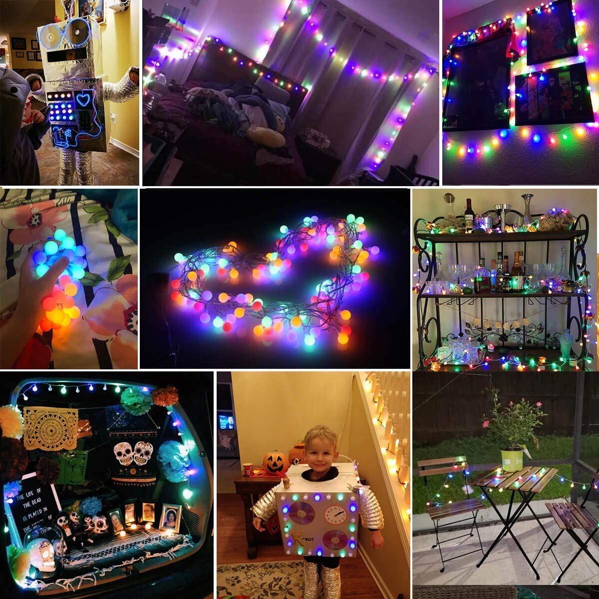 Matt Finishing Multicolor 24 LED light String - Homely Arts