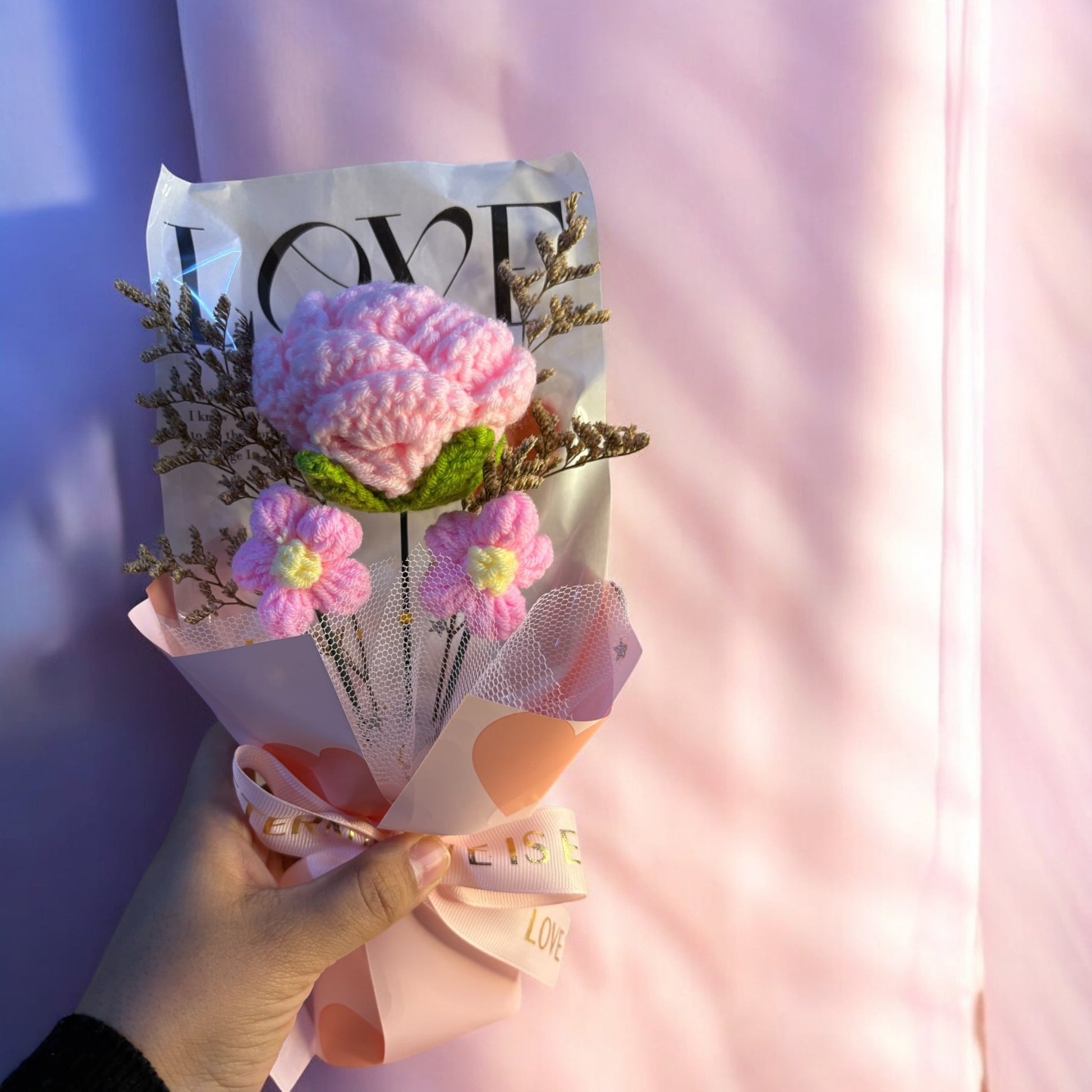 Crochet Flower Bouquet 💐 | Handcrafted Forever Flowers 💖 - The Gears