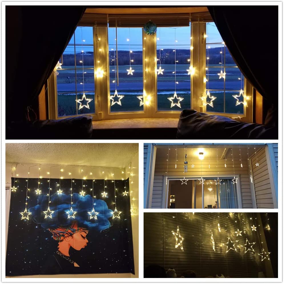 Curtain Star Lights - High bright Pixel Light (12 Warm White Bulb) - The Gears