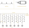 Curtain Star Lights - High bright Pixel Light (12 Warm White Bulb) - The Gears