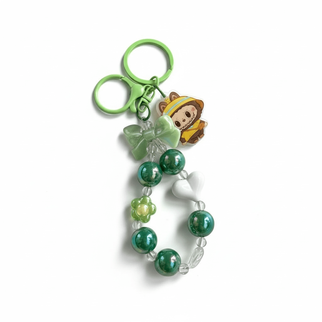 🍀💚 Cute Green Character Phone Charm – Super Fun & Trendy ✨ - The Gears