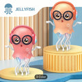 Dancing Jellyfish Toy – Light - Up Musical 360° Spinner (Random Color) - The Gears