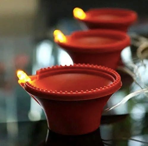 Diwali - Christmas Festival Decoration LED Diya Rice Light (Diya Count 18) - The Gears