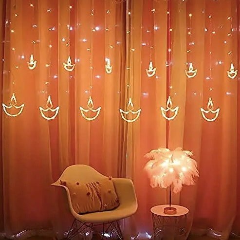 Diya/Diwali Light Curtain - The Gears