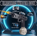 Electric Water Gun with Nozzle Flame Light | Rechargeable Holi Pichkari - The Gears
