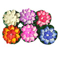 Floating LED Lotus Flowers Artificial Candles Sensor Multicolor - 1 Pack of 6 Lotus - The Gears