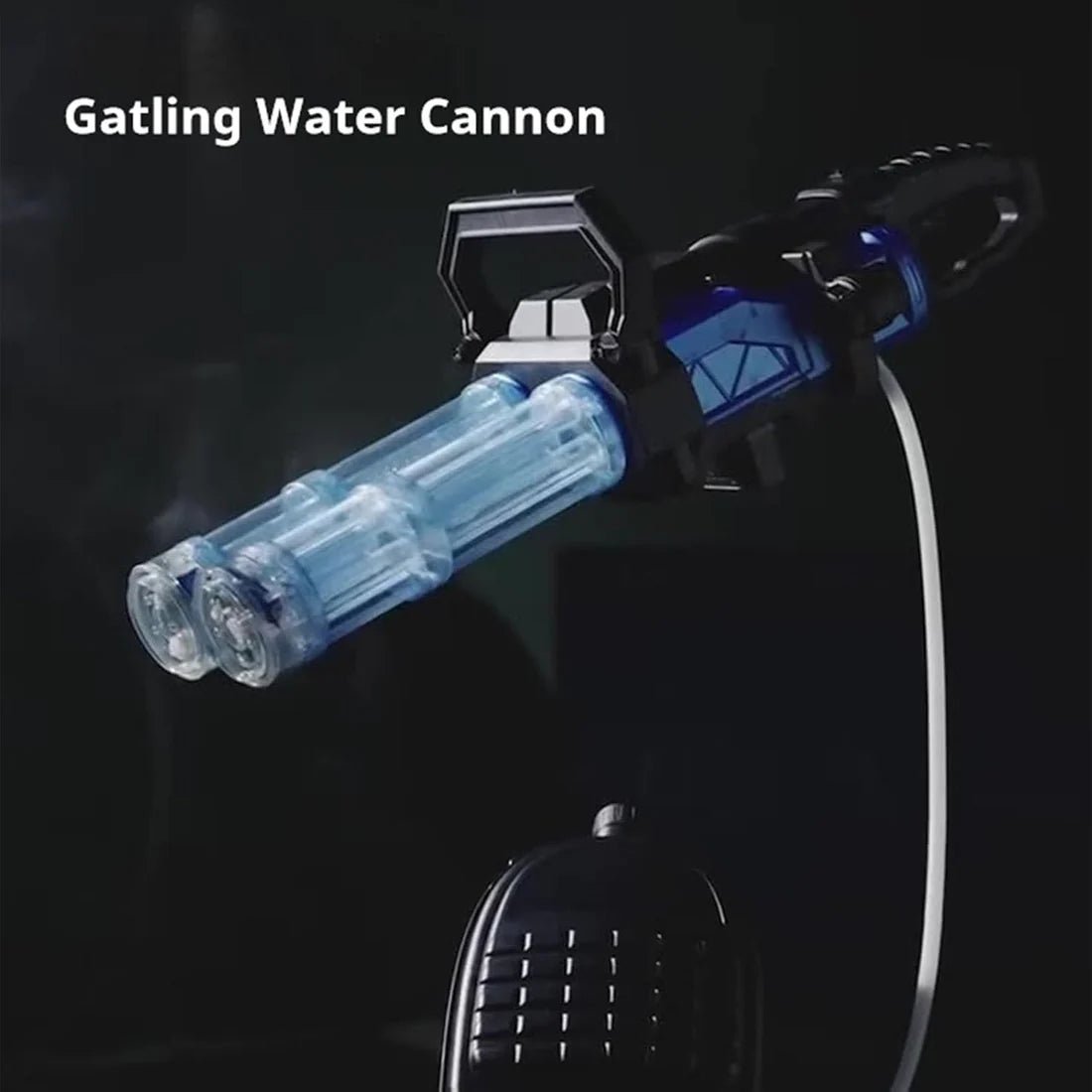 Gatling Fighter Double Barrel Water Gun with LED Shooting Light & Sound Effect | Automatic Holi Pichkari - The Gears