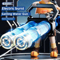 Gatling Fighter Double Barrel Water Gun with LED Shooting Light & Sound Effect | Automatic Holi Pichkari - The Gears