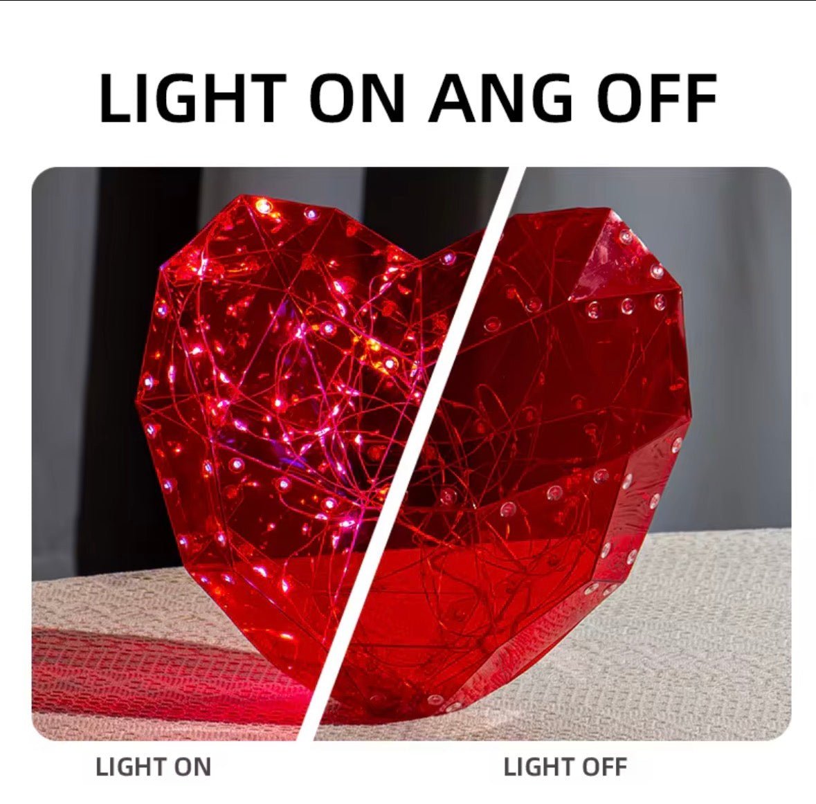 Glowing LED Heart Gift Box ❤️🎁 - The Gears