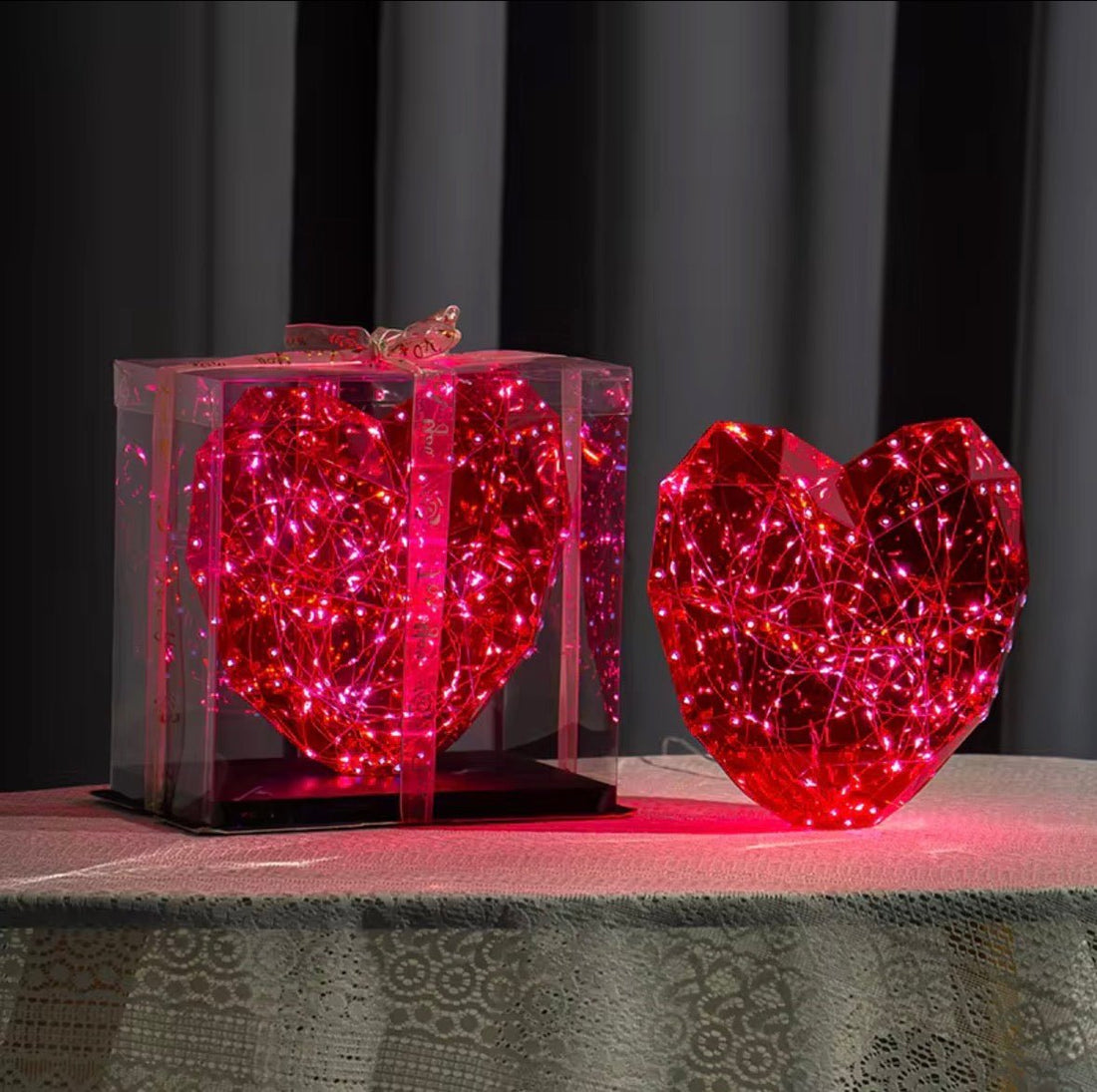 Glowing LED Heart Gift Box ❤️🎁 - The Gears