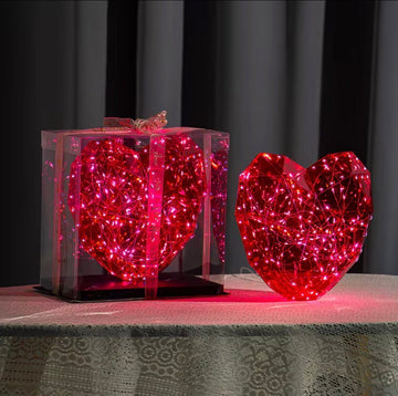 Glowing LED Heart Gift Box ❤️🎁 - The Gears