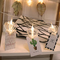 Heart Clip LED Warm - 16 White Fairy Twinkle Lights Hanging Photos - The Gears