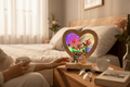 Heart Shape Wooden Showpiece with Light | Proposal Love Figurine 💍✨ - The Gears