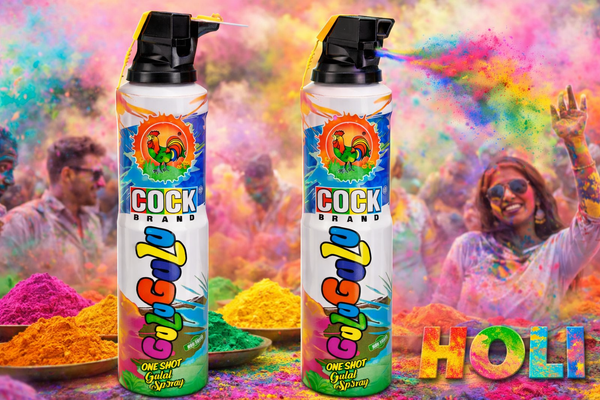 Holi One Shot Gulal Spray – Multicolor (90g) | Non-Toxic & Skin Safe | Instant Color Blast