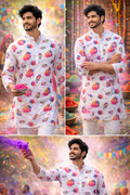 Holi Special Printed Kurta for Men - The Gears