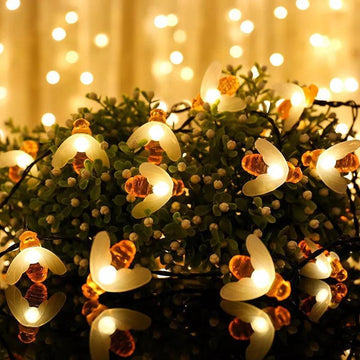 Honeybee String Lights,16 LED - 4 Meter Lights (Warm White) - The Gears