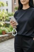 🧊💎 Icy Blue Beaded Mobile Charm – Super Cute & Trendy ✨ - The Gears