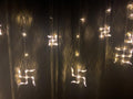 Swastik Curtain Led Light (12 Warm White Bulb) - Homely Arts
