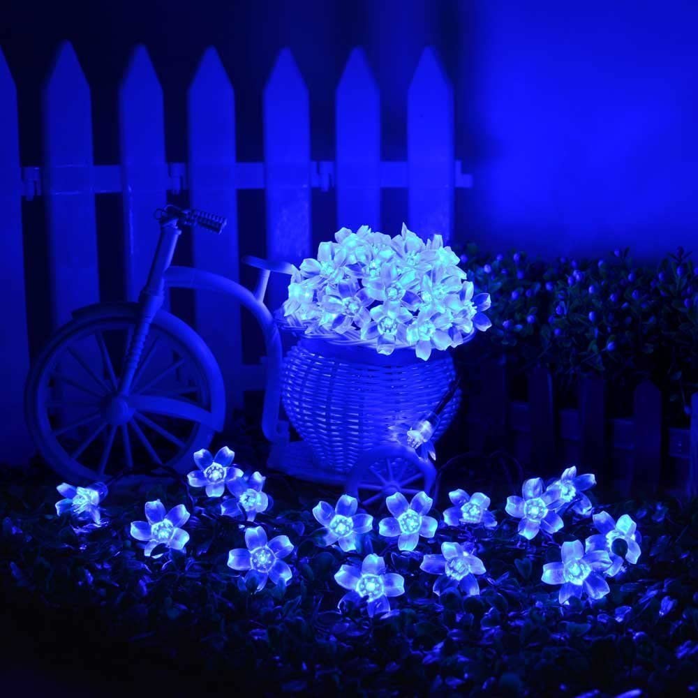 Inspiration Combo of 6 Silicon Blooming Flowers Light - 14 LED light in each light (yellow, White, Blue, Green, Multi and Red) - The Gears