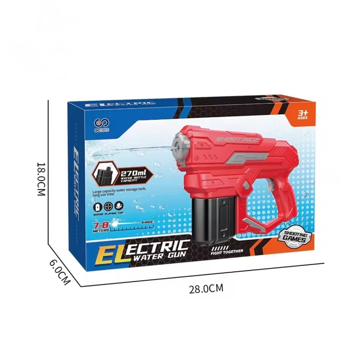 Kids Electric Battery Powered Powerful Water Gun | Automatic High - Pressure Summer Toy - The Gears