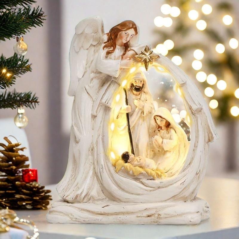 LED Angel Nativity Set Christmas Decor - The Gears