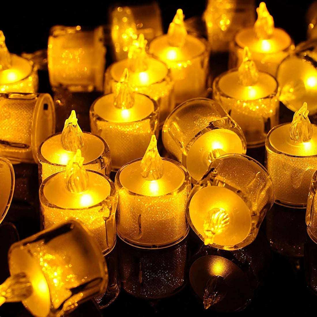 LED Frosted Tealight Candle – Flameless Decorative Diya for Festivals & Home Décor - The Gears