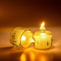 LED Frosted Tealight Candle – Flameless Decorative Diya for Festivals & Home Décor - The Gears