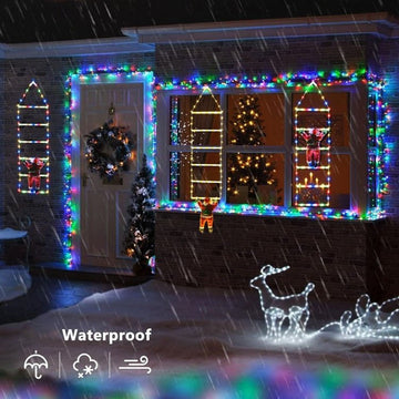 LED Santa Claus Climbing Ladder – Animated Christmas Outdoor Decor - The Gears