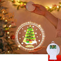 LED Santa & Snowman Window Light - The Gears