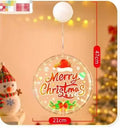 LED Santa & Snowman Window Light - The Gears