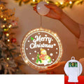 LED Santa & Snowman Window Light - The Gears