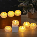LED Shadow Tealight Candle – Flameless Decorative Diya for Festivals & Home Décor - The Gears