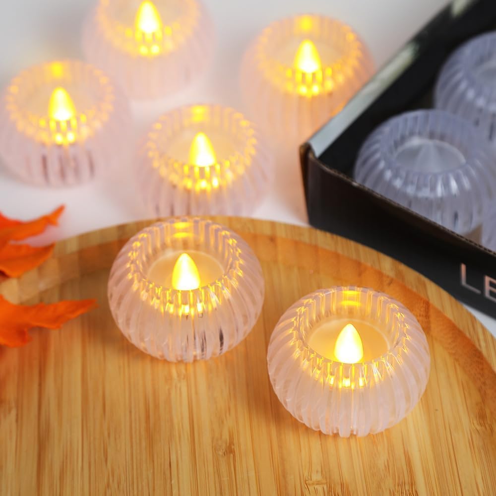 LED Shadow Tealight Candle – Flameless Decorative Diya for Festivals & Home Décor - The Gears