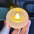 LED Shadow Tealight Candle – Flameless Decorative Diya for Festivals & Home Décor - The Gears