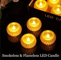 LED Shadow Tealight Candle – Flameless Decorative Diya for Festivals & Home Décor - The Gears