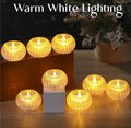 LED Shadow Tealight Candle – Flameless Decorative Diya for Festivals & Home Décor - The Gears