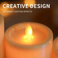 LED Tea Light Candles | Glitter Gold Base Flameless, Smokeless, Unscented | for Gifting, Home Decor, Room Decoration Lights, Balcony & Festival, Diwali, Christmas Decoration Item - The Gears