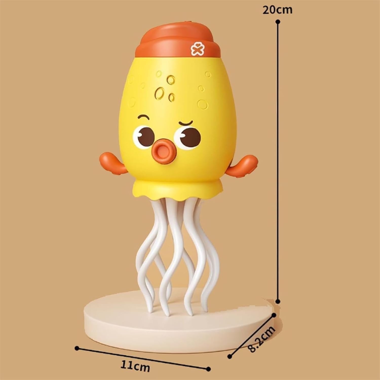 Light - Up Dancing Jellyfish Octopus 🐙 | Musical 360° Rotating Toy (Random Colour) - The Gears